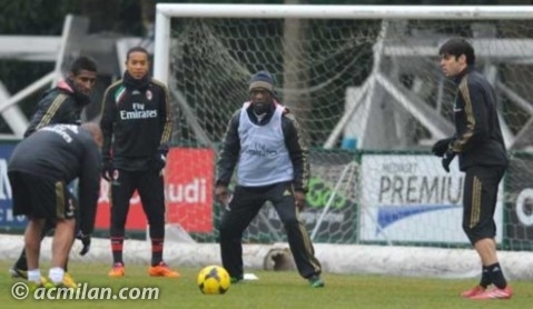 ACMILAN.COM_seedorf allenamento milanello