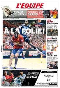 L'Equipe 25.01.14