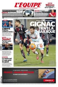 L'Equipe 30.01.14