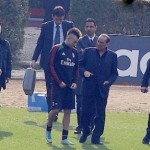 Il Presidente è arrivato a Milanello