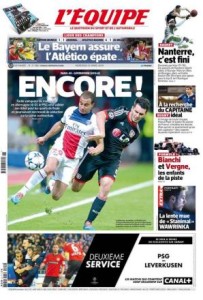 L'Equipe 12.03.14