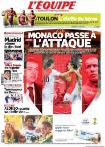 L'Equipe 23.05.14