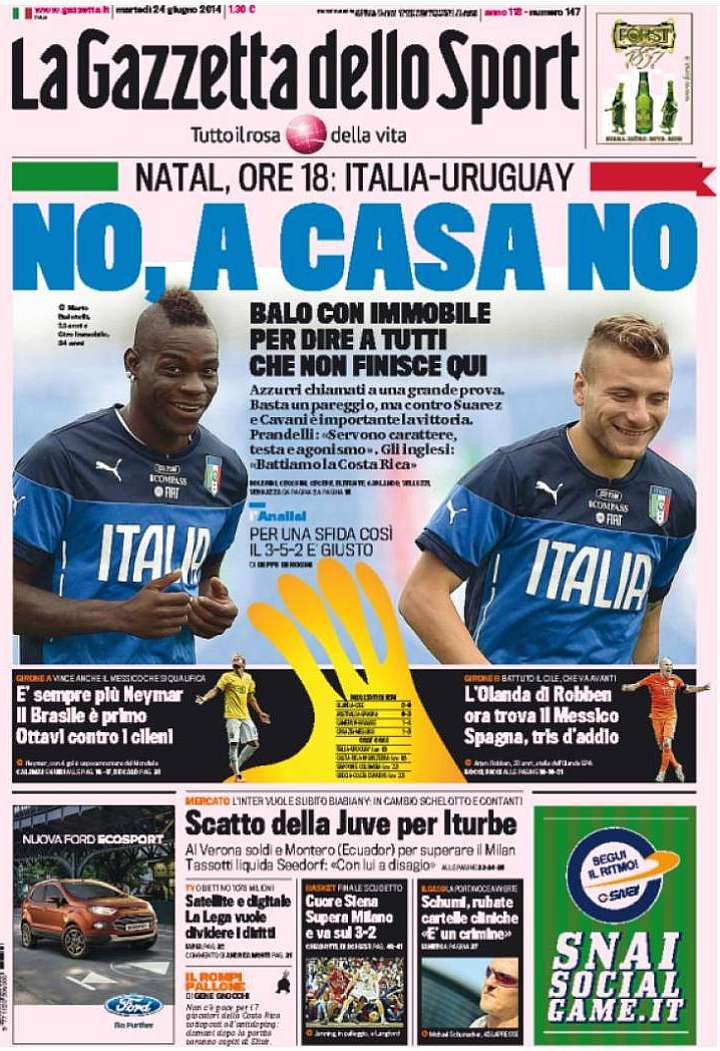 Gazzetta 26.06.14