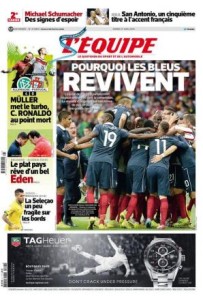 L'Equipe 17.06.14