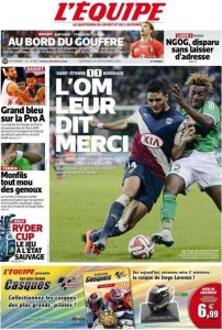 L'Equipe 26.09.14