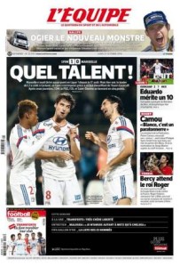 L'Equipe 27.10.14