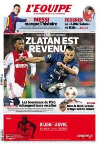 L'Equipe 26.11.14