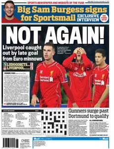Sport News Paper 27.11.14