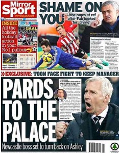 Mirror Sport 29.12.14