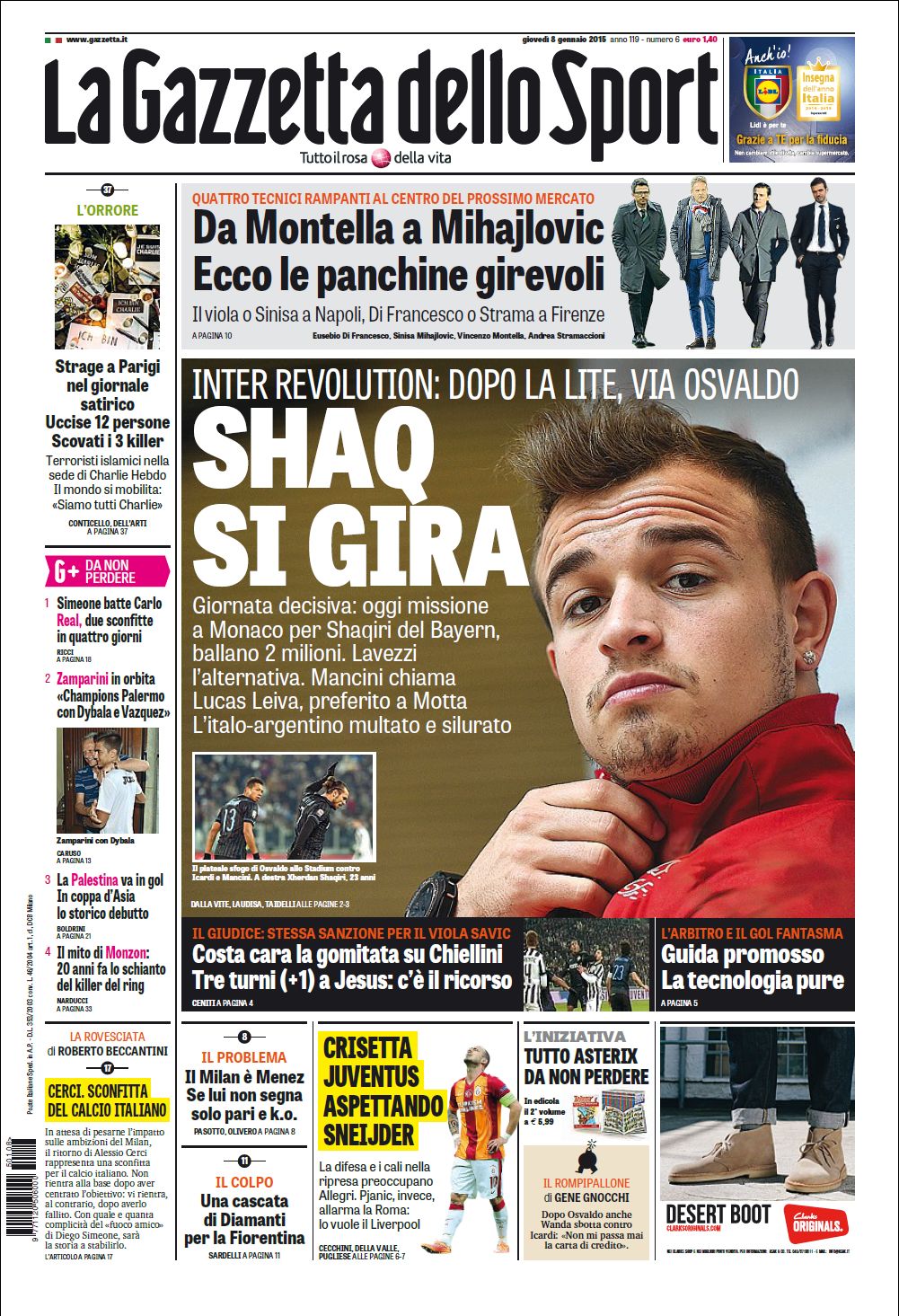 Gazzetta 08.01.15