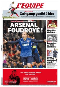L'Equipe 26.02.15