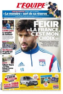 L'Equipe 10.03.15