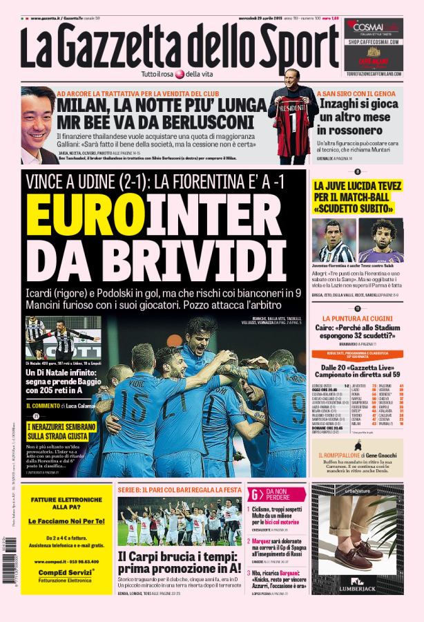 Gazzetta 29.04.15