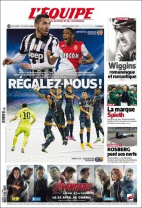 L'Equipe 14.04.15