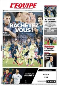 L'Equipe 21.04.15