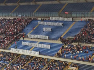 Protesta Curva Milan