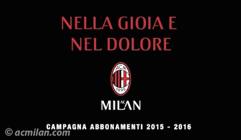 acm_Milan Campagna abbonamenti