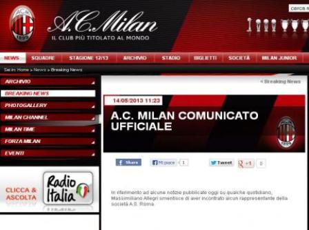 CM_ACMilan comunicato