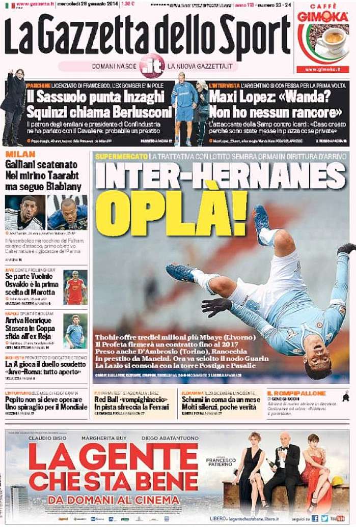 Gazzetta 29.01.14