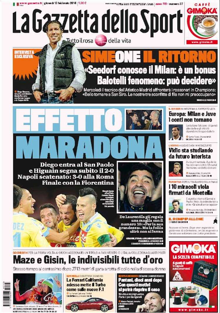 La Gazzetta 13.02.14