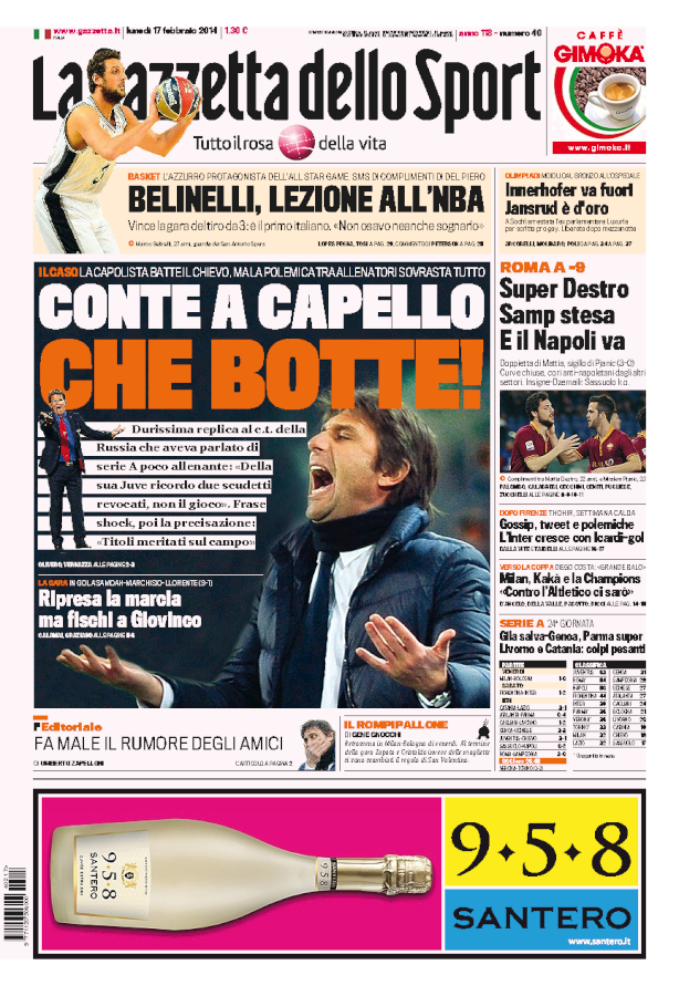 La Gazzetta 17.02.14
