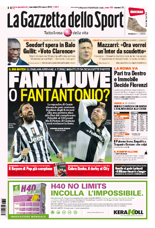 Gazzetta 26.03.14