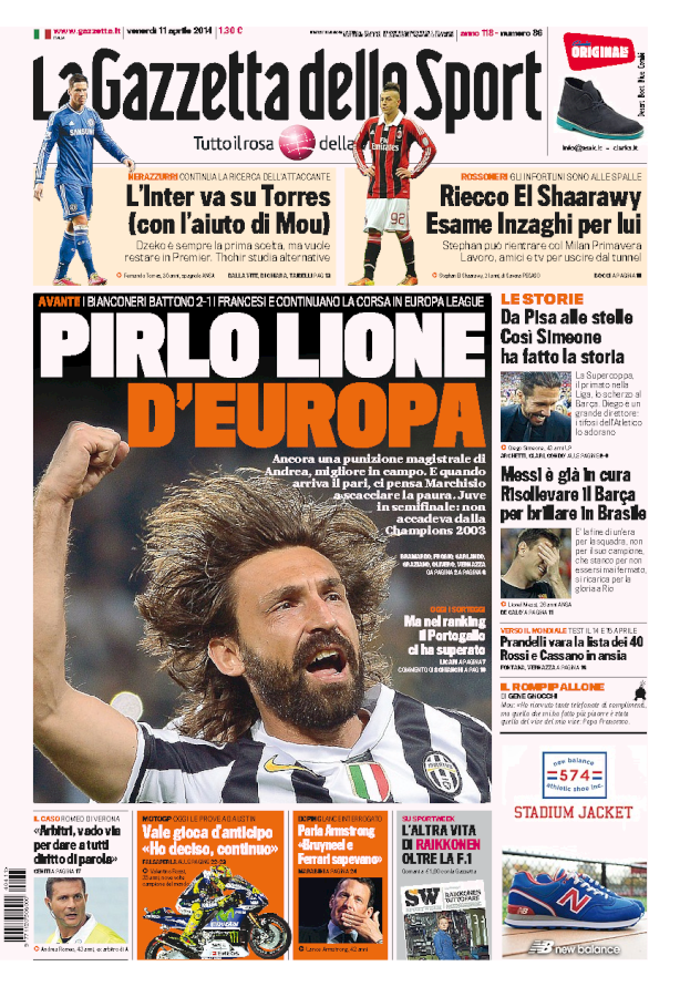 Gazzetta 11.04.14