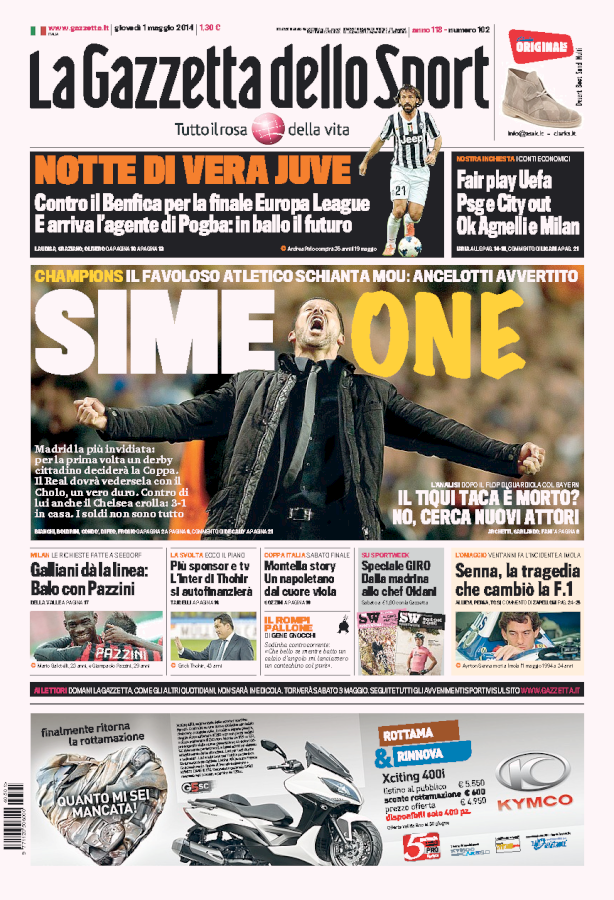 Gazzetta 01.05.14