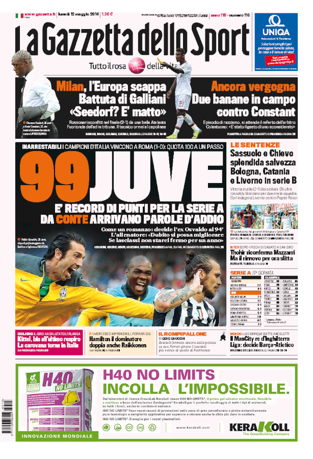 Gazzetta 12.05.14