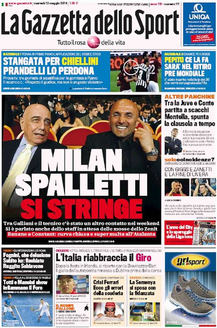 La Gazzetta 13.05.14