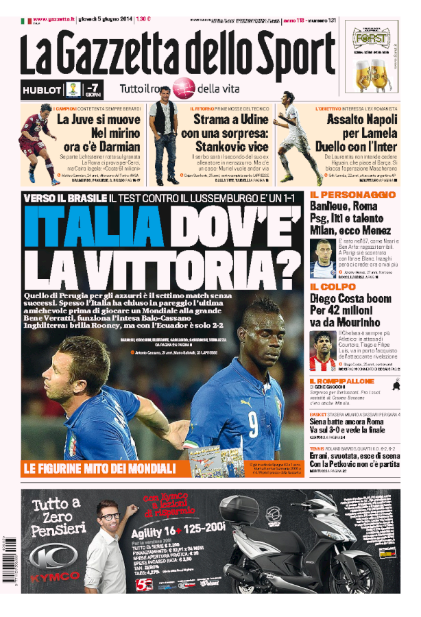 Gazzetta 05.06.14