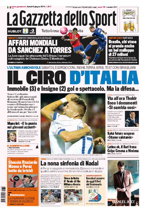 Gazzetta 09.06.14