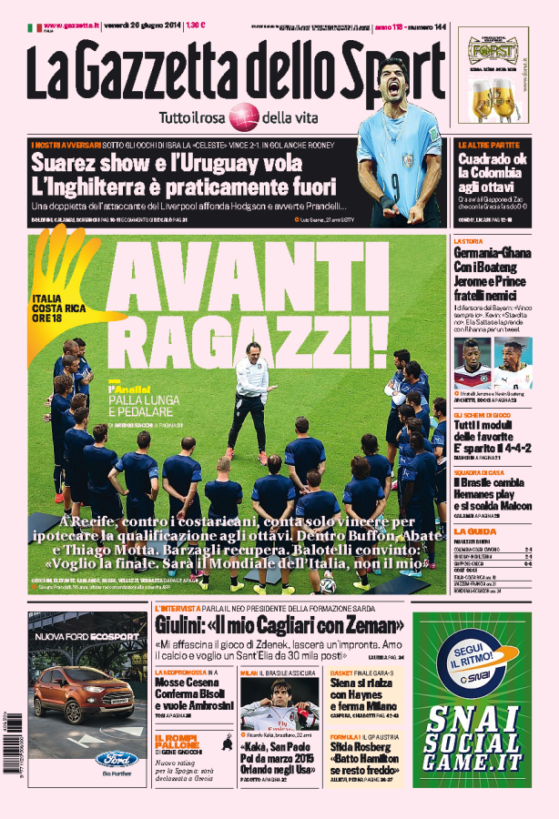 gazzetta 20.06.14