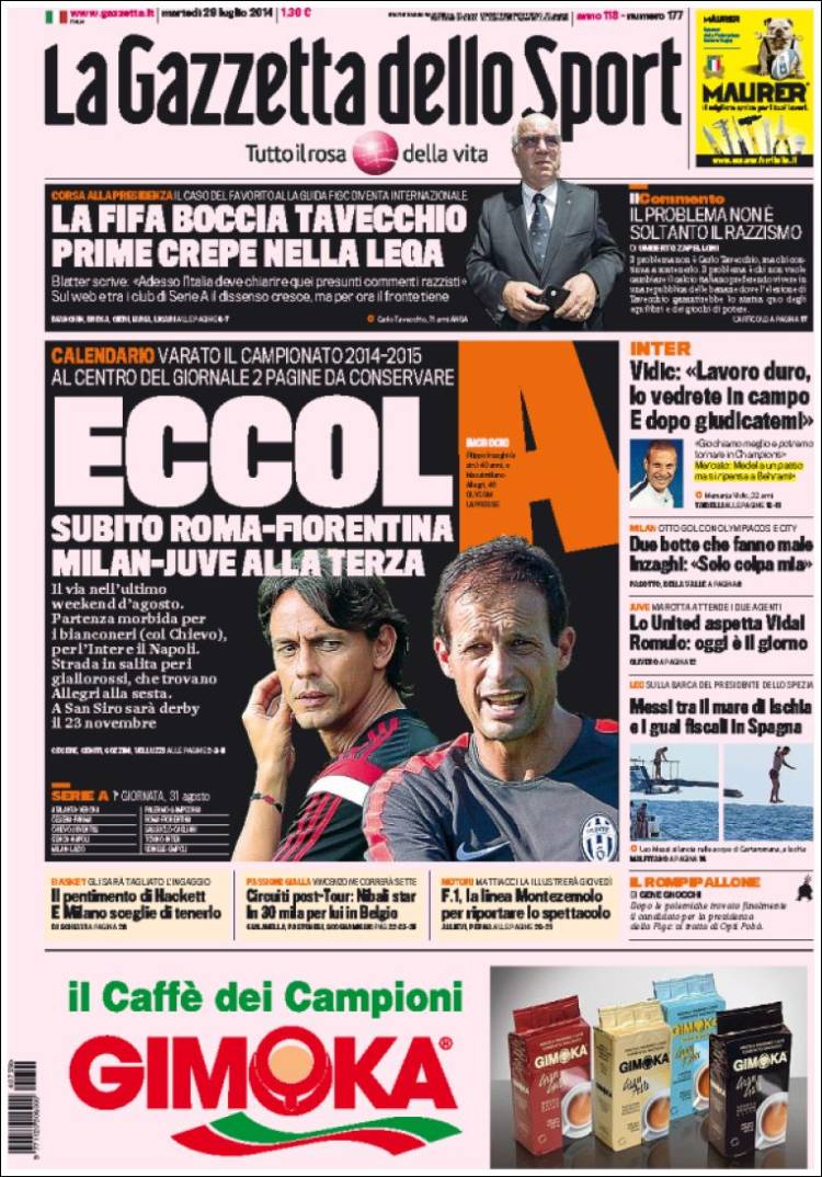 Gazzetta 29.07.14