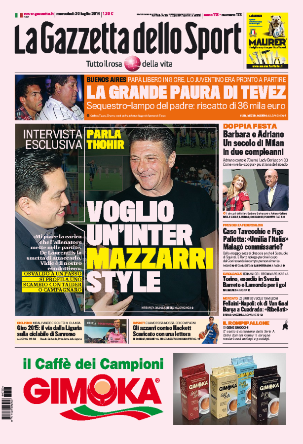 Gazzetta 30.07.14