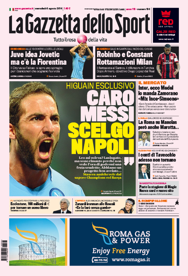 Gazzetta 06.08.14