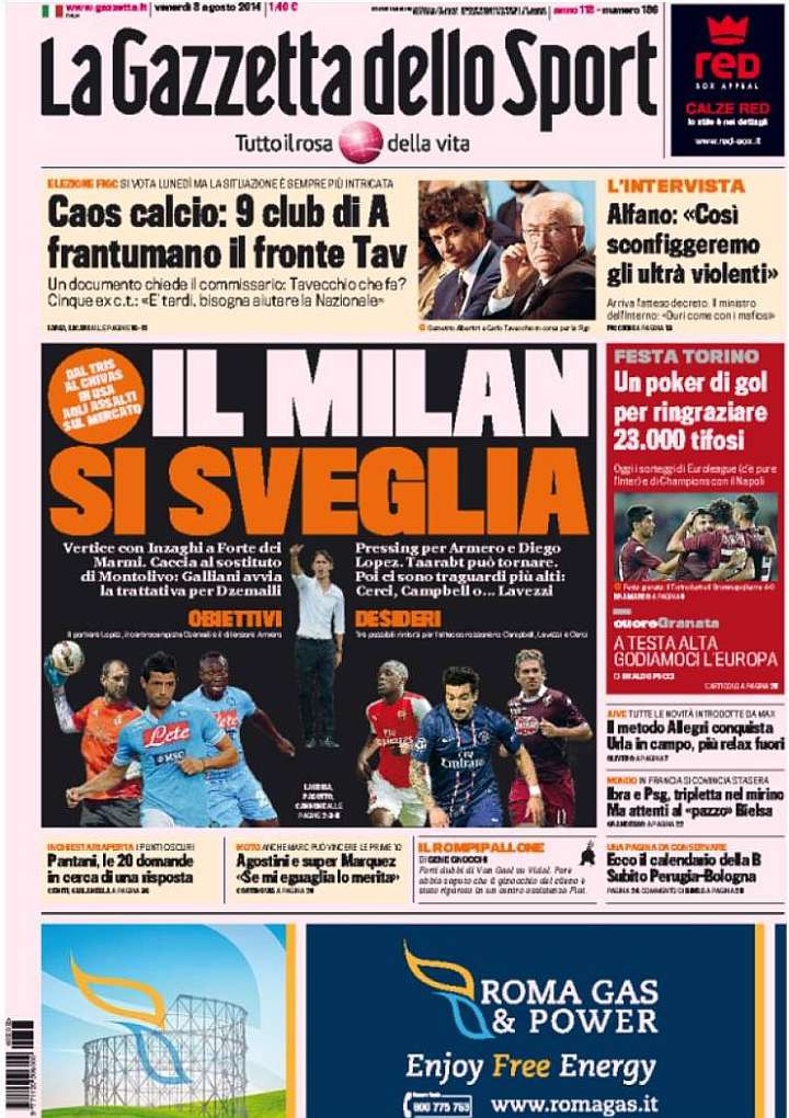 Gazzetta 08.08.14