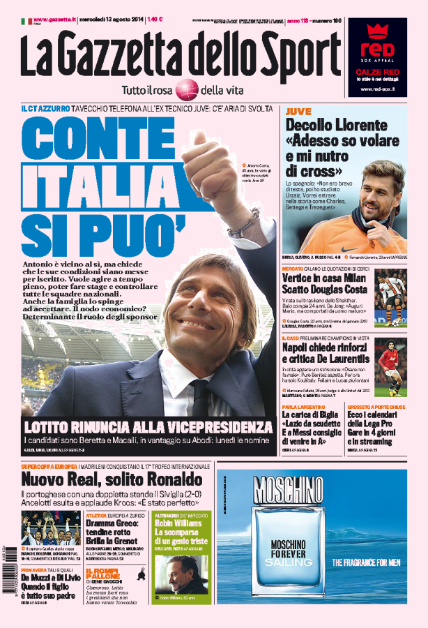Gazzetta 13.08.14
