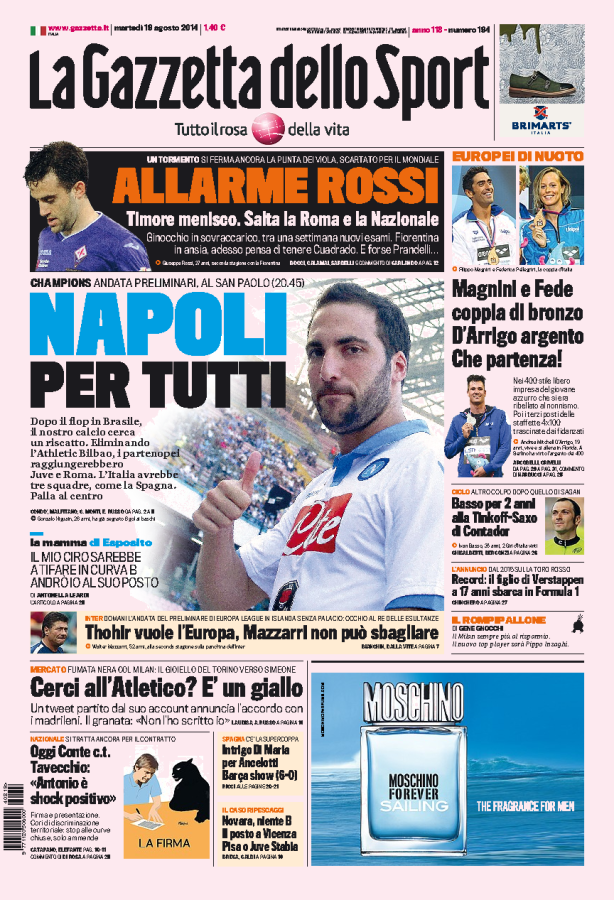 Gazzetta 19.08.14
