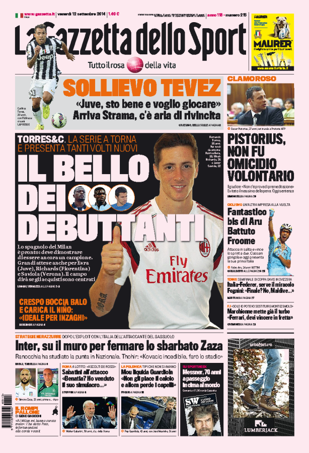 Gazzetta 12.09.14