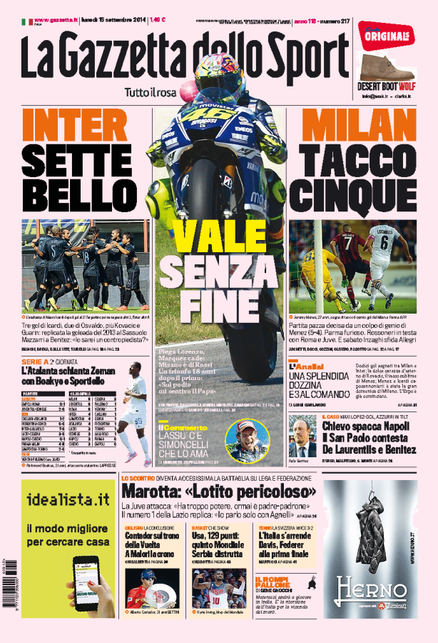 Gazzetta 15.09.14