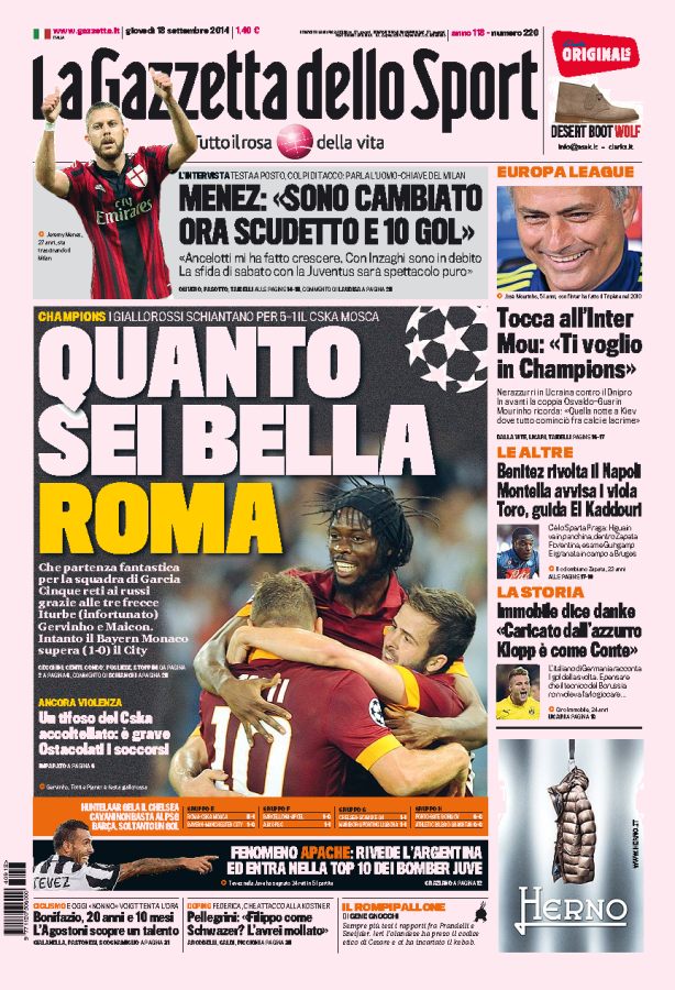 Gazzetta 18.09.14