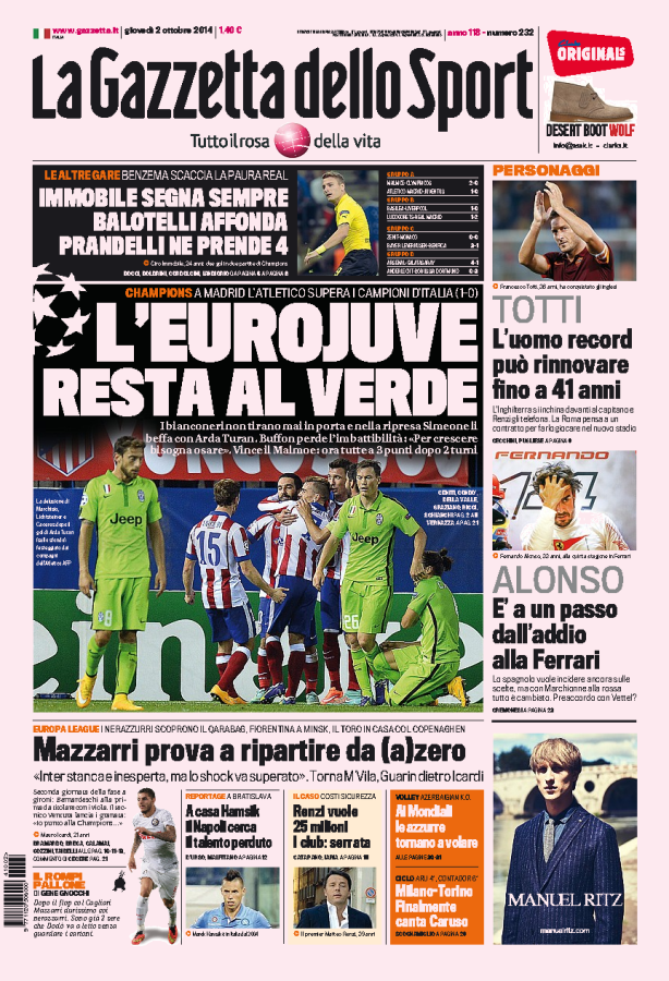 Gazzetta 02.10.14