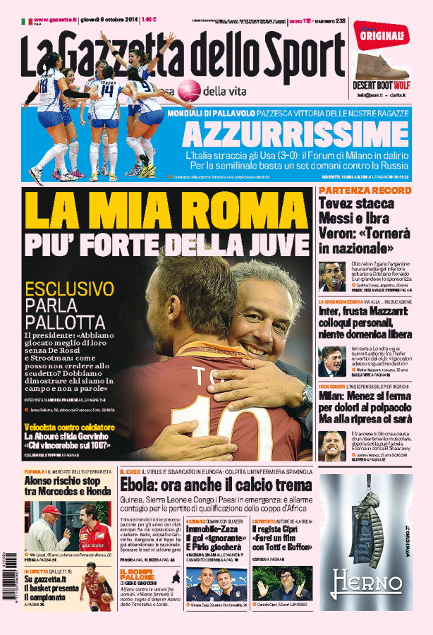 Gazzetta 09.10.14