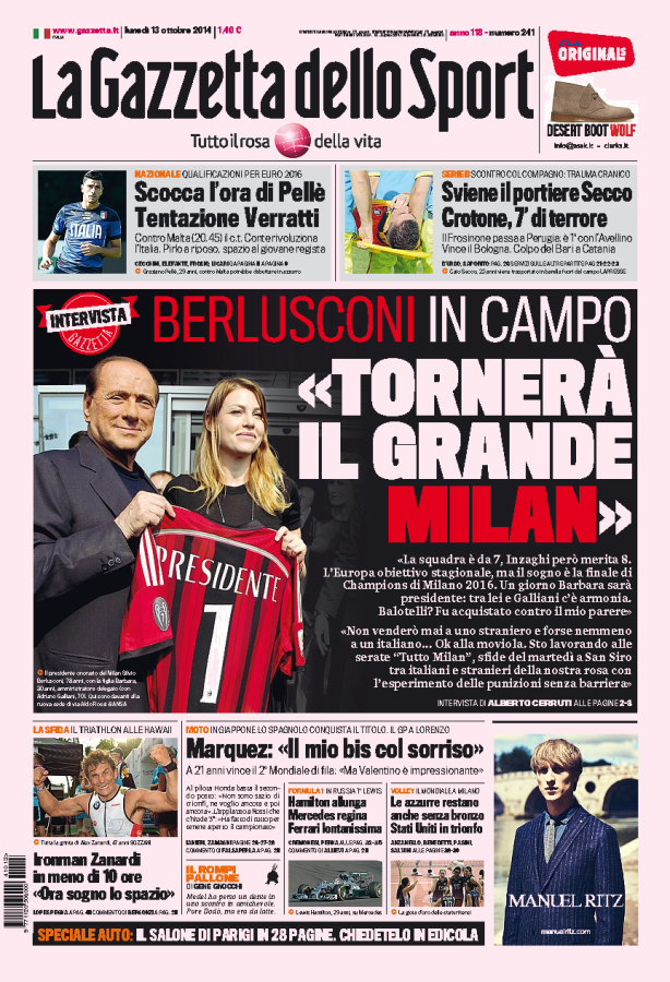 Gazzetta 13.10.14