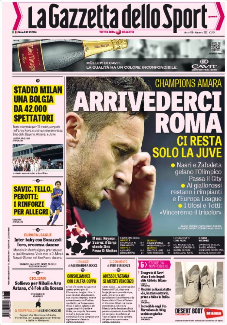 Gazzetta 11.12.14