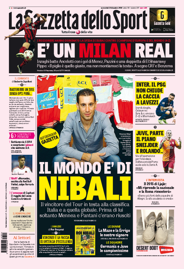 Gazzetta 31.12.14