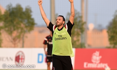 acm_allenamento dubai_Pazzini