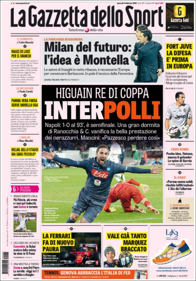 Gazzetta 05.02.15