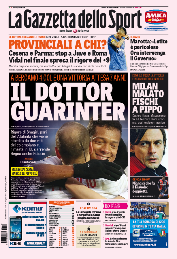 Gazzetta 16.02.15